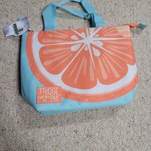 Brand new fridge pak cooler tote bag orange design